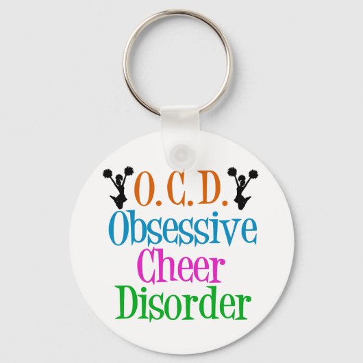 Obsessieve Cheer Disorder Cute Cheerleader Sleutelhanger (Voorkant)