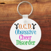 Obsessieve Cheer Disorder Cute Cheerleader Sleutelhanger (Achterkant)