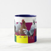 Obsessieve Chicken Disorder: Collage Mok (Midden)