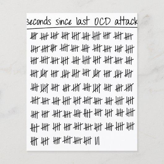 Obsessieve Compulsive Disorder OCD Flyer (Voorkant)