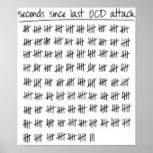 Obsessieve Compulsive Disorder OCD Poster (Voorkant)