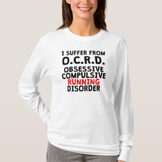 Obsessieve Compulsive Running Disorder T-shirt (Voorkant)