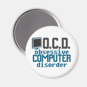 Obsessieve computerstoornis magneet (Voorkant / Achterkant)