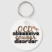 Obsessieve-Cougar stoornis Sleutelhanger (Achterkant)