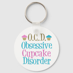 Obsessieve Cupcake-stoornis Sleutelhanger