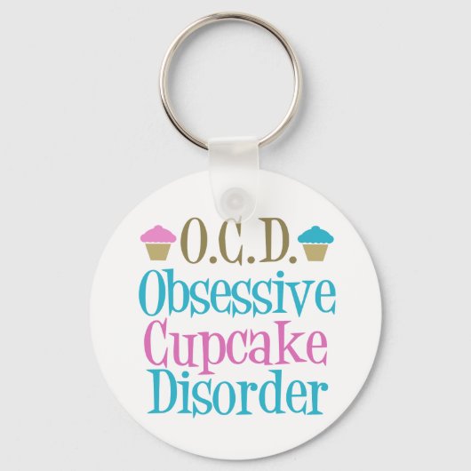Obsessieve Cupcake-stoornis Sleutelhanger (Voorkant)
