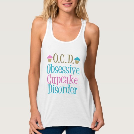 Obsessieve Cupcake-stoornis Tanktop (Voorkant)
