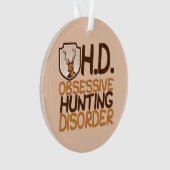 Obsessieve jachtstoornis Deer Ornament (voorkant)