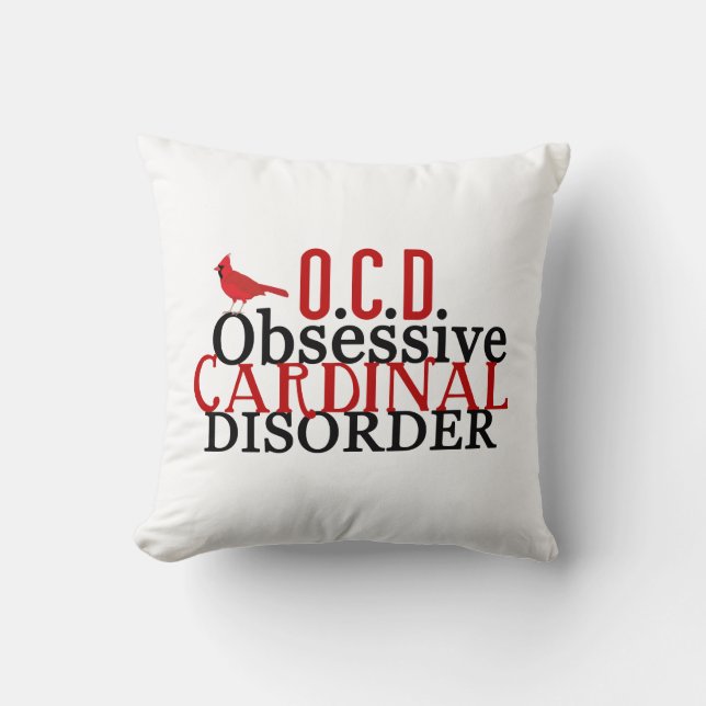 Obsessieve kardinale stoornis kussen (Voorkant)