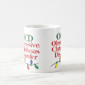 Obsessieve kerststoornis koffiemok (Center)