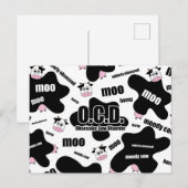 Obsessieve-koeienziekte Briefkaart (Voorkant / Achterkant)