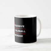 Obsessieve pickleball-aandoening pickleball-speler koffiemok (Voorkant rechts)