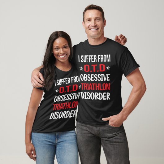 Obsessieve triatlon triatleet t-shirt (Unisex)