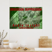 "Obsession Suppression" poster van 91x61 cm (Keuken)