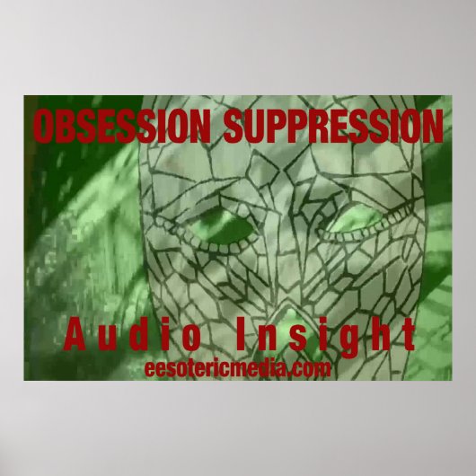 "Obsession Suppression" poster van 91x61 cm (Voorkant)