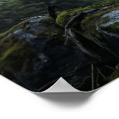 Obsidiaan Hert Storm Woud Poster (Hoek)