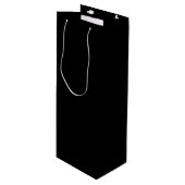 Obsidiaangloed Wijn Cadeautas (Voorkant Gekanteld)