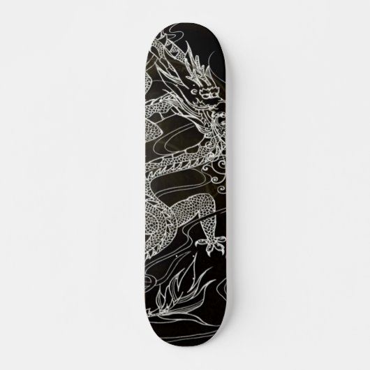 Obsidian Dragon Element Custom Pro Park Board Skateboard (Voorkant)