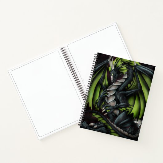 Obsidian Dragon Sketchbook Notitieboek (Binnen)