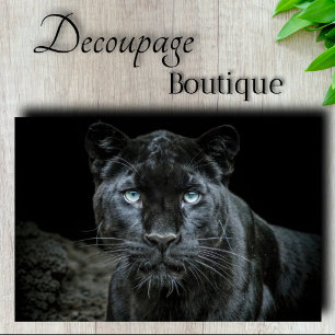 Obsidian Eyes Découpage Tissuepapier