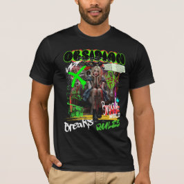 Obsidian Graffiti Art Tee T-shirt