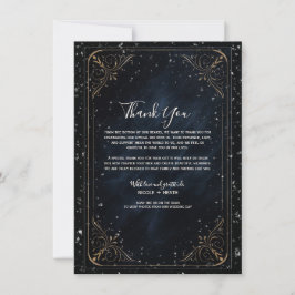 Obsidian Oracle Midnight Elegance Shimmer Wedding Kaart