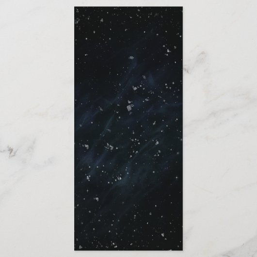 Obsidian Oracle Midnight Elegance Wedding Menu (Achterkant)