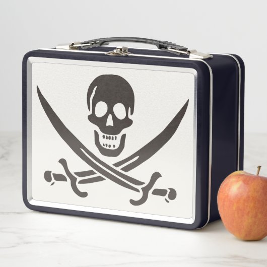 Obsidian Skull Swords Pirate flag of Calico Jack (In situ)