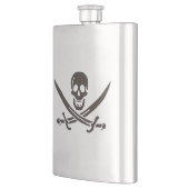 Obsidian Skull Swords Pirate flag of Calico Jack Flacon (Links)