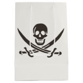 Obsidian Skull Swords Pirate flag of Calico Jack Medium Cadeauzakje (Achterkant)