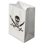 Obsidian Skull Swords Pirate flag of Calico Jack Medium Cadeauzakje (Achterkant Gekanteld)