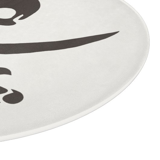 Obsidian Skull Swords Pirate flag of Calico Jack Snijplank (Hoek)