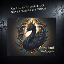 Obsidian Swan of Silent Grace – Dark Fantasy
