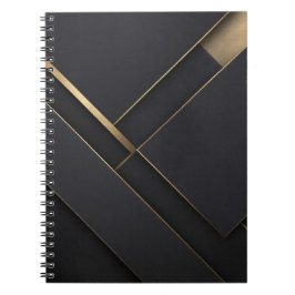 Obsidian Vergulde Intersectie Notitieboek