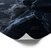 Obsidian Wolf Midnight Ridge Poster (Hoek)