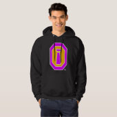 Obsidien pourpre - Sweat - shirt à capuche (Devant entier)