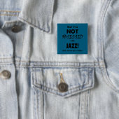 Obsoned Jazz Vierkante Button 5,1 Cm (In situ)