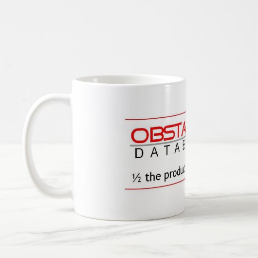 Obstacle Database 11g Koffiemok (Links)