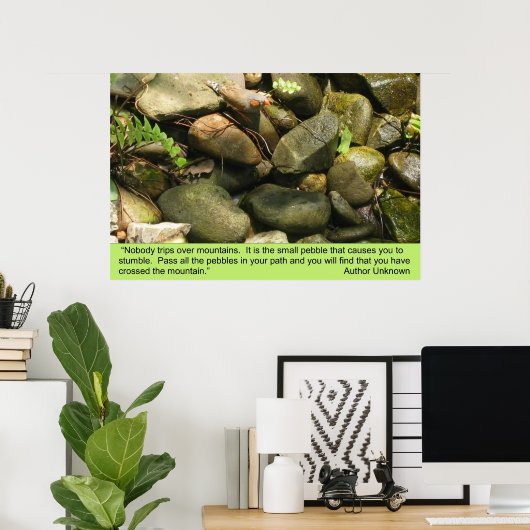 Obstacles, impression (Bureau à domicile)