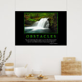 Obstakels Poster (Keuken)