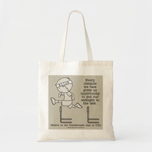 Obstakels Tote Bag (Voorkant)