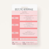 Obstetric Hemorrhage Reference Nurse Badge (Dos)