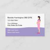 Obstétricien Gynécologie Nomination Carte de visit (Devant)