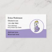 Obstétricien gynécologue Carte de visite moderne (Devant)