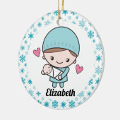 Obstetriciër OB-GYN verpleegster Keramisch Ornament (Links)