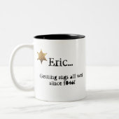 "Obtenant des couvertures tout humides…" Tasse de (Gauche)