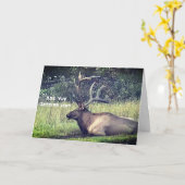 "Obtenant la vieille" carte d'anniversaire (Fleur jaune)