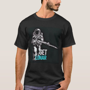 Obtenez à l'espace lunaire le T-shirt marin de M1