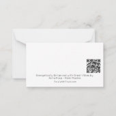 *~* OBTENEZ BIEN AP62 Fleur de chien carte de note (Dos)