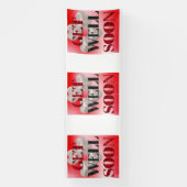 Obtenez Bien Bientôt Bannière Vinyl 4x12 (Verticale)